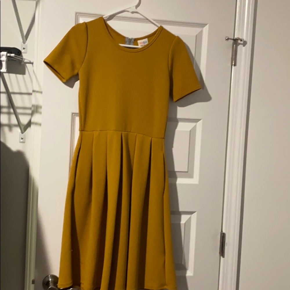 Mustard LueLaRoe dress
